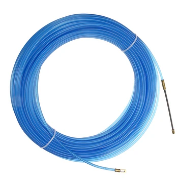 4mm Rezistent Dispozitiv de Ghidare din fibra de sticla Cablu Electric Împinge Extractoare Conductă de Șarpe Rodder Pește Bandă Fir 5m la 40m Lungime
