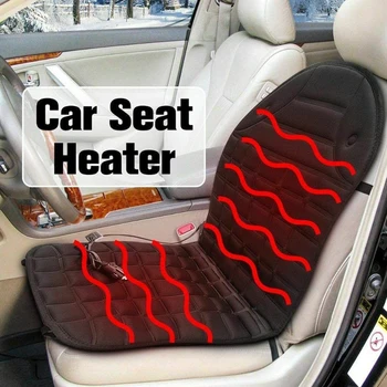 Universal Auto 12V Moale Confortabil Auto de Încălzire a Scaunului Cald Capac Reglabil Temperatura de încălzire a Scaunului Pernă Pad pentru Vreme Rece