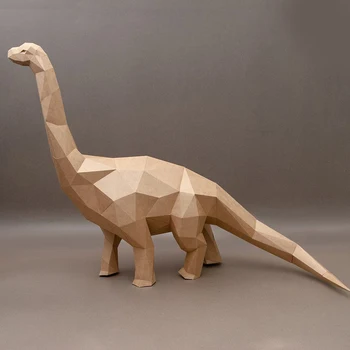 Papercraf 3d Dino hârtie modele animale Pinscher Dinozaur papercraft jucărie acasă decor decor de perete puzzle-uri eductional diy papusa