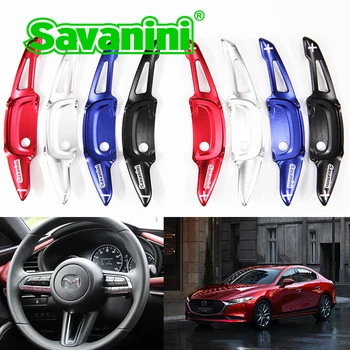 Savanini Volan Paddle Shift Extensie Pentru Noua Mazda 3 2020 accesorii auto din aliaj de aluminiu