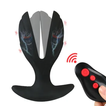 Șoc Electric Butt Plug Wireless de la Distanță de Prostata pentru Masaj din Silicon rezistent la apa Anal Expander Vibratoare Stimula Jucărie Sexuală Pentru Bărbați