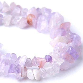 Naturale Ametist piatra chip graval margele naturale violet cristal de cuarț piatră de margele pentru a face bijuterii brățară colier cercei