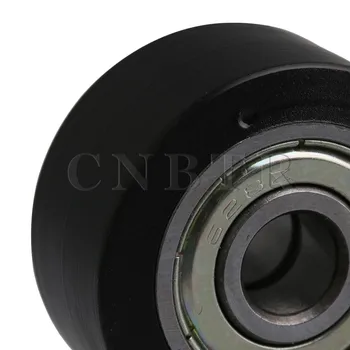 4x CNBTR 32x8x16MM Negru 608ZZ Rulment Plat Groove Ball Bearing rolei de Ghidare Roti Role 149 KG Portante Mobilier Scripete