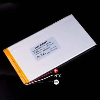 3-sârmă 3286152 6000mAh 3,7 V litiu-polimer baterie Li-ion cu Celule calculator comprimat panoul de tablet pc de 7 inch, 8 inch 9 inch 10inch