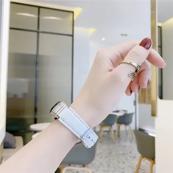Noi curea din Piele pentru Xiaomi mi band 5 ceas bratara Curea Inteligent de Înlocuire Moda brățară ceas cazul accesorii