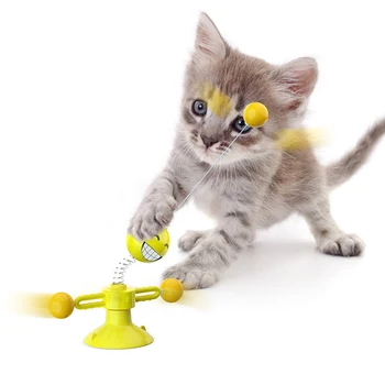 Noul model pisică jucărie robot interactiv, amuzant de primăvară Drăguț jucărie stick produse pentru animale de companie de Joacă pentru pisici, accesorii ventuza