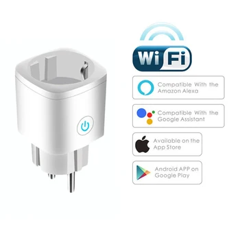 1/2/3/5pcs Smart Plug Socket WiFi UE Plug EWeLink App Voice Control Functioneaza Cu Alexa Amazon, Google Acasa Asistent Inteligent Acasă