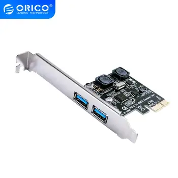 ORICO 2 Port USB 3.0 PCI-E Express Card 5Gbps SuperSpeed PCI-e Card de Expansiune USB3.0 hub Adaptor PCI-E X1 4 8 16 Carduri