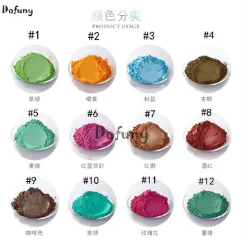 41 Culori pentru a Alege Perlat Pigment Pulbere Vopsea Auto lac de Unghii Mica de Unghii Sclipici Pulbere de Perle Cosmetice Flash Praf 50g