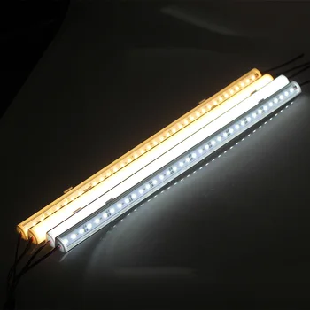 5PCS*50cm V Profil de Aluminiu DC12V Perete colț de Bar LED Lumina 5730 36 LED-uri V forma colț LED Greu Benzi Cabinetul Lumina Lămpii