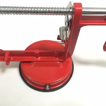 Uimitor Manuală Roșu Din Oțel Inoxidabil Răsucite De Cartofi Cu Mere Slicer Spirală Cartofi Prăjiți Cutter Instrumente De Gătit Mașină De Legume Spiraliz