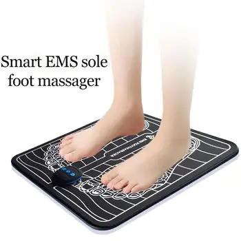 1 buc Electric Inteligent EMS Masaj Pad Picior Musculare Masaj pentru a Îmbunătăți Circulația Sângelui de Îngrijire a Sănătății Masaj Pad