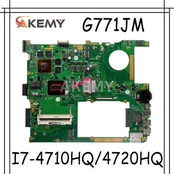 Akemy G771JM Laptop placa de baza Pentru Asus G771JM G771JW G771J G771 Test original, placa de baza I7-4710HQ/4720HQ GTX860M-2G