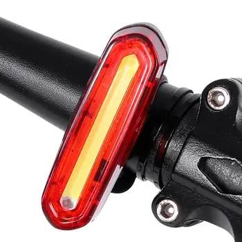 Biciclete Lumina COB Biciclete Șa Lampa Coada de Siguranță lampa de Avertizare Lampa Stop Bicicleta Spate Lumina USB Noapte de Echitatie Accesoriu