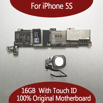 Original, Deblocat,5s 16gb Placa de baza cu Touch ID,pentru iphone 5s Placa de baza cu Amprente de Identificare,