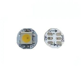 100~1000X Adresabile SK6812 5050SMD alb Cald/alb Rece LED-uri cip, SK6812 IC buit în interior ,cu 10mm aluminiu PCB transport gratuit