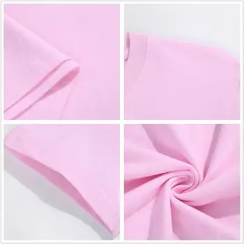 Cherry Copilul Graphic Tee Maneca Scurta Guler Rotund Liber de Bază Tricou Roz camiseta rosa feminina teuri grafice bumbac topuri casual