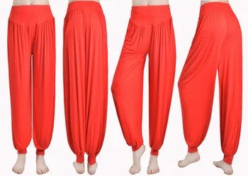 2020 Noua Moda Femei Doamnelor Confortabil Lung Talie Elastic Pantaloni, Chiloți De Sport Pantaloni Picior Cald Belly Dance Boho Pantaloni 2020