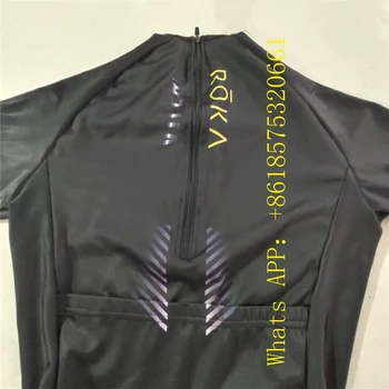 2020 ROKA Spate cu fermoar Mens Ciclism Skinsuit Triatlon Speedsuit Trisuit Maneci Scurte Speedsuit Maillot Ciclismo Execută Îmbrăcăminte