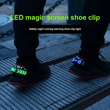 LED Pantofi Clip Lumină IP67 Clasa Impermeabil Noapte Lumini de Avertizare Decor Pentru Ciclism Street Dance