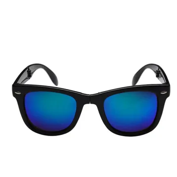GLTREE Moda Ori ochelari de Soare Barbati de Brand Designer de ochelari de Soare pentru Femei Vintage Acoperire Oglinda Nit ochelari de soare Pliere Ochelari BoxG104