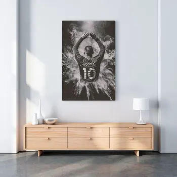 Wayne Rooney Panza Încadrată în Ramă de Lemn de Perete de Decorare Arta de printuri pentru living Home decor dormitor Pictura Decorativa