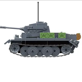 Militar Seria Armata germană al doilea Război Mondial al Doilea de Recunoaștere Tank-Tip L DIY Model de Blocuri Caramizi Jucarii si Cadouri