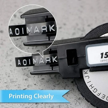 3D Mini-Manual Masina de Etichetare de Imprimare din Plastic DIY de Mână Cont de imprimare în Relief a etichetelor Printer Manual Banda de Scrisori de Scris Litere