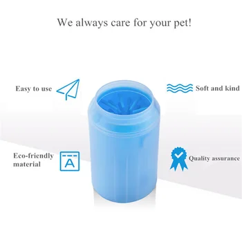 FML Animale Pisici Câini Picior Cană Curată Pentru Câini Pisici Instrument de Curățare Plastic Pet Perie de Spalat Instrument Laba mașină de Spălat Două Dimensiuni Transport Gratuit