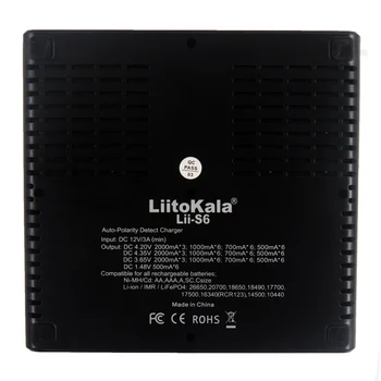 LiitoKala Baterie de Litiu, Încărcător Multi-Function Display LCD de 3.7 V 1865 26650 21700 32650 1.2 V AA AAA