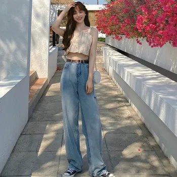 Rezervor Camis Femei Plisată Solid Street-wear Crop Top Sexy Dulce Stil coreean Uza Off-umăr Elegant All-meci Trendy Chic