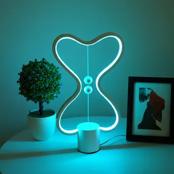7 Culori Schimbătoare Heng Echilibru Lampa USB Alimentat Home Decor Dormitor Birou Copii lampă de Birou pentru Copii Cadou de Crăciun lampă de Noapte