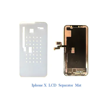 Iphone X, Ecran LCD Tactil de Reparații Separator Mat Rezistent la Temperaturi Ridicate Separator Mat Non-Alunecare Pad Silicon Pentru Telefon Reparații