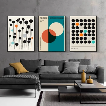 Geometrice abstracte de Arta de Perete Tablouri Canvas Moderne Pop-Art Morandi Punct de Culoare pe Perete Imagini pentru Acasă Decorare Camera Fara Rama