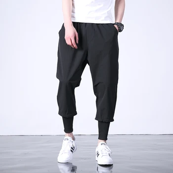 Fierbinte de Vest Diablo Stil de Moda Individualitate Bărbați Jogger Glezna-Lungime Pantaloni Hip Hop Toamna Casual Street Masculin Pantaloni Harem