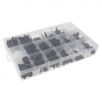 415pcs 18 Tipuri de Plastic Universal caroserie Bara Push Pin Clip Nituri de Fixare Șuruburi de Expansiune Kit cu cutie de Depozitare