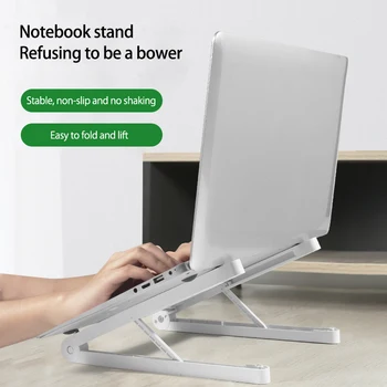 Moda Usoare Laptop Cooling Stand Verticale din material Plastic Suport pentru Laptop Pliabil Tableta Stand Suport Laptop Suport pentru MacBook