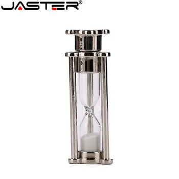 JASTER Brand nou Clepsidra de cristal unitate flash usb Memory stick apa-ceas forma pendrive 4GB 8GB 16GB 32GB 64GB cadou