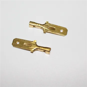 50pieces 7,8 mm de sex masculin spade terminal conector de îmbinare sertizare sarma auto terminale adaptor