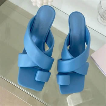Femei Papuci Flip-Flops Slide-Uri Cu Toc Papuci De Femei Pantofi De Vara Pentru Femei De Brand De Moda De Lux, Pantofi De Designeri Papuci