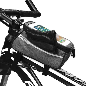 Rezistent La Apa Biciclete Sac De Nailon Bicicleta Cyling Mobil Telefon Mobil Caz Pungă De 6