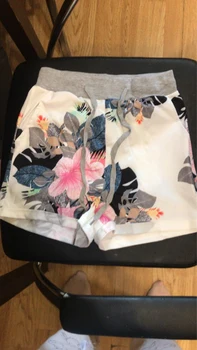 Femei Pantaloni Scurți De Vară Fierbinte De Vânzare Fete Casual, Talie Mare, 2 Culori De Flori Model Floral Print Pantaloni Petrecere Pe Plaja Body