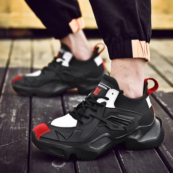 Rommedal Bărbați Transformatoare Pantofi Fund Gros Aer ochiurilor de Plasă de sex Masculin Adidași Respirabil Usoare Moda Greoaie Adidași Zapatillas