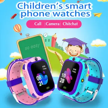 Ceas inteligent Copil Baby Watch Voice Chat Smartwatch rezistent la apa 2020 LBS Finder, Localizare Tracker Monitor Pentru Chat Accesorii Inteligente