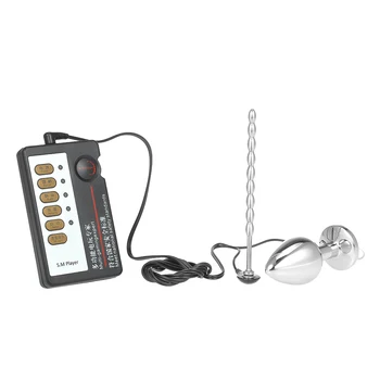 Medicale Șoc Electric Anal Plug Cateter Uretral Sondare Plug Ochi De Cal Stick Masaj De Prostata Electric Stimulator Jucărie Sexuală