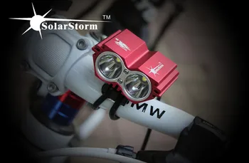 SolarStorm 2X XML U2 LED 5000Lm Lanterne cu LED-uri Lanterna cu Acumulator + Încărcător