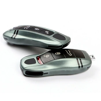Masina de Caz-Cheie Pentru Porsche Macan Boxster, Cayenne, Panamera 911 9YA 971 Accesorii Titularul de Acoperire Coajă Tare Capac Fob Control de la Distanță