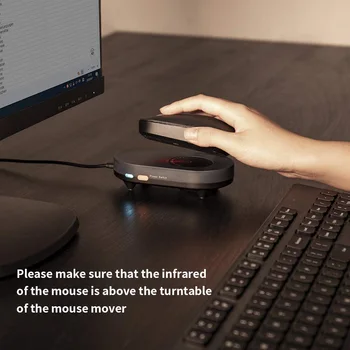Mouse-ul Jiggler Mouse-ul Mover Mișcarea Mouse-ului Simulator cu Comutator ON/Off și Port USB Driver-Mișcarea Mouse-ului de Simulare Mouse-ul