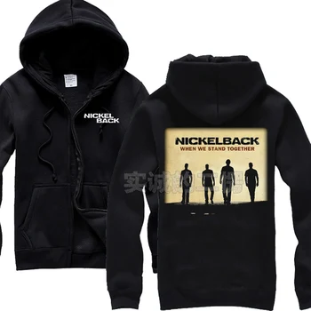 20 de stiluri Canada Nickelback Bumbac Rock cu Fermoar, Hanorace heavy Metal muzica pop Fanii Tricoul Harajuku shell geaca de trening