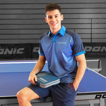 Tenis de Masă DONIC Tricouri de antrenament T-pantaloni Scurți absorbi sudoare confort de calitate de top de ping-pong cămașă de pânză sport
